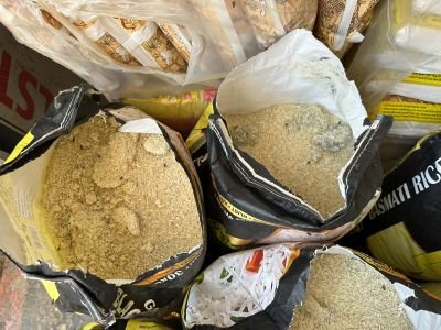 Damaged Stock of Rice